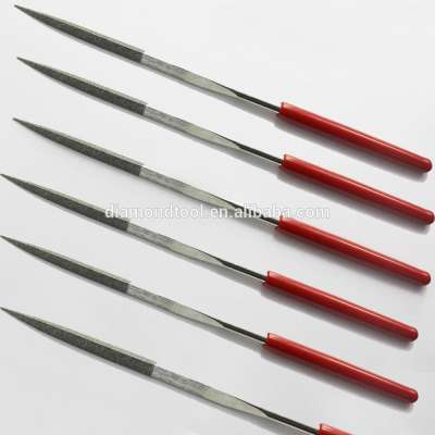 Professional Electroplated Diamond Triangle File,Diamond Needle Files Jewelry Tool Triangle Needle File