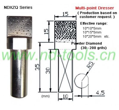 diamond dresser,diamond tool,diamond grinding tool/Flat Head Diamond Dressing Tools For Grinding Wheel